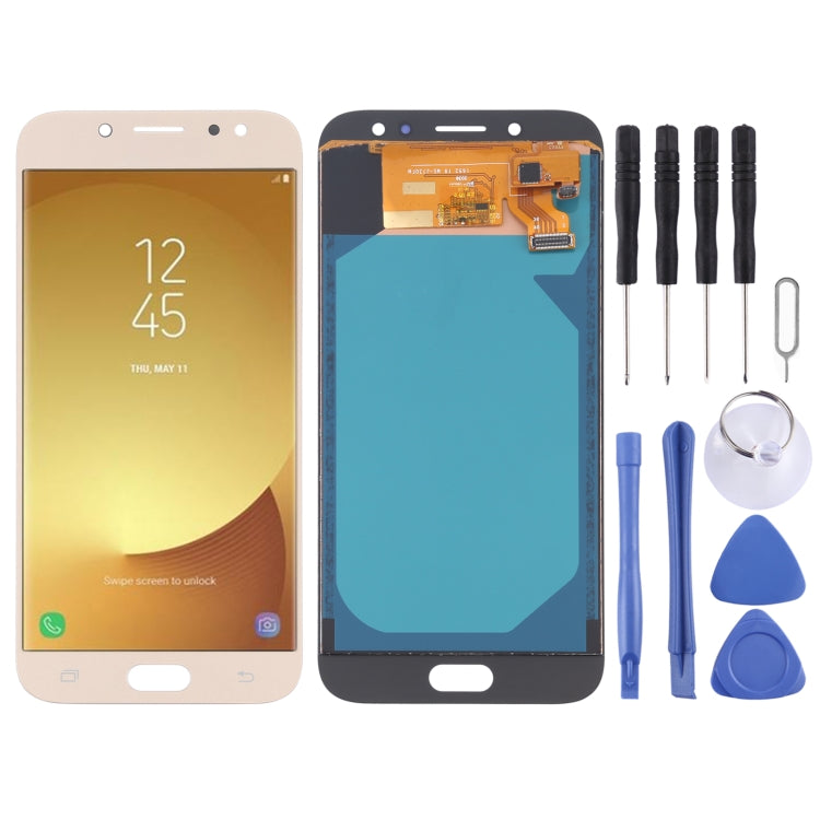 Schermo LCD in materiale TFT e digitalizzatore assemblaggio completo per Galaxy J7 (2017) / J7 Pro / J730F/DS, J730FM/DS, AT&T, For Samsung Galaxy J7 (2017)/J7 Pro,TFT, For Galaxy J7 (2017)/J7 Pro,TFT, For Galaxy J7 (2017)/J7 Pro,TFT Material