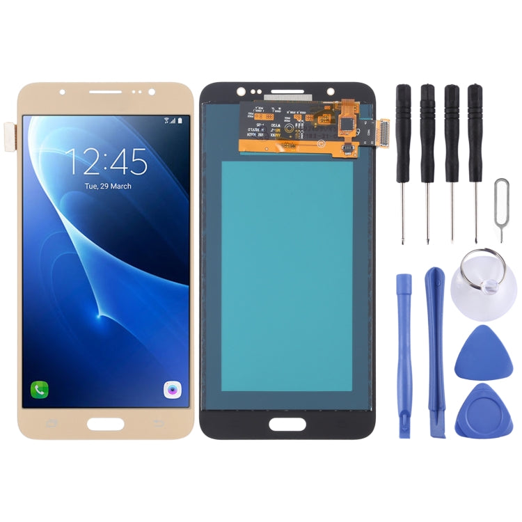 TFT Material LCD Screen and Digitizer Full Assembly for Galaxy J7 (2016) / On 8, J710F / J710FN / J710M / J710MN / J7108, For Samsung Galaxy J7 (2016),TFT, For Galaxy J7 (2016),TFT, For Galaxy J7 (2016),TFT Material