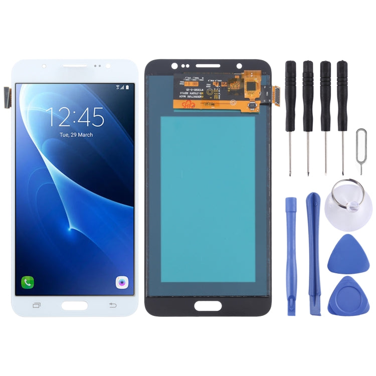 Schermo LCD in materiale TFT e digitalizzatore assemblaggio completo per Galaxy J7 (2016) / On 8, J710F / J710FN / J710M / J710MN / J7108, For Samsung Galaxy J7 (2016),TFT, For Galaxy J7 (2016),TFT, For Galaxy J7 (2016),TFT Material