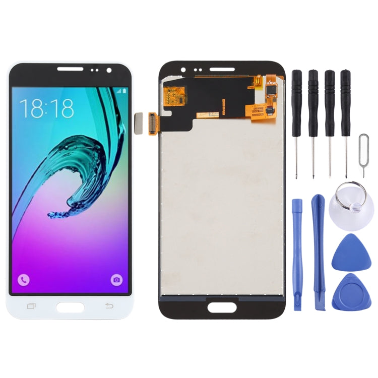 Schermo LCD in materiale TFT e digitalizzatore assemblaggio completo per Galaxy J3 (2016) J320FN, J320F, J320G, J320M, J320A, J320V, J320P, For Samsung Galaxy J3 (2016) (TFT), For Galaxy J3 (2016) (TFT Material)                                         ...