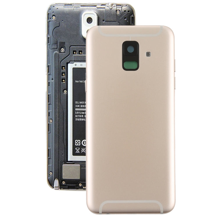 For Galaxy A6 (2018) / A600F Back Cover with Side Buttons and Camera Lens, For Galaxy A6 (2018)