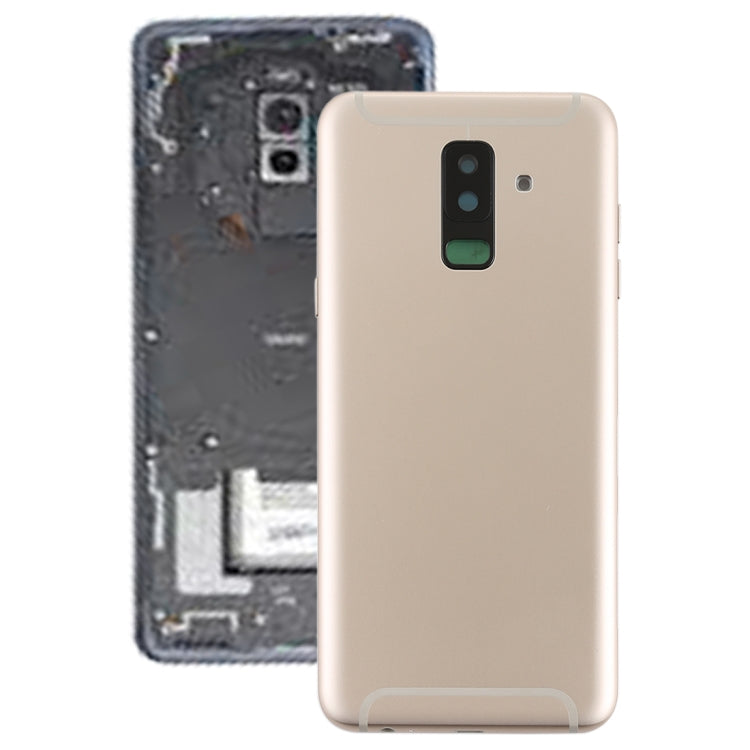 For Galaxy A6+ (2018) / A605 Back Cover with Side Keys and Camera Lens, For Galaxy A6+ (2018)