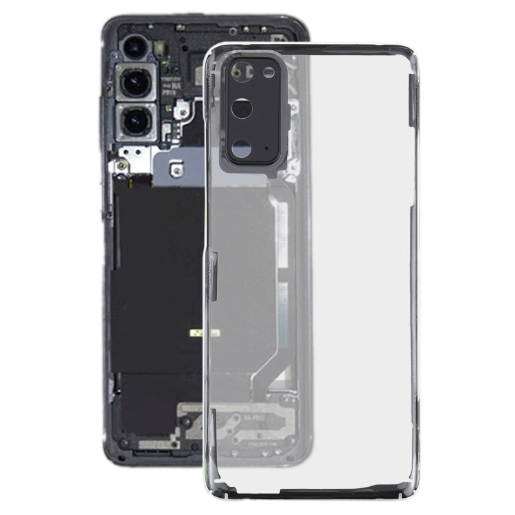 Per Samsung Galaxy S20 SM-G980 SM-G980F SM-G980F/DS Cover posteriore batteria in vetro trasparente, For Samsung Galaxy S20