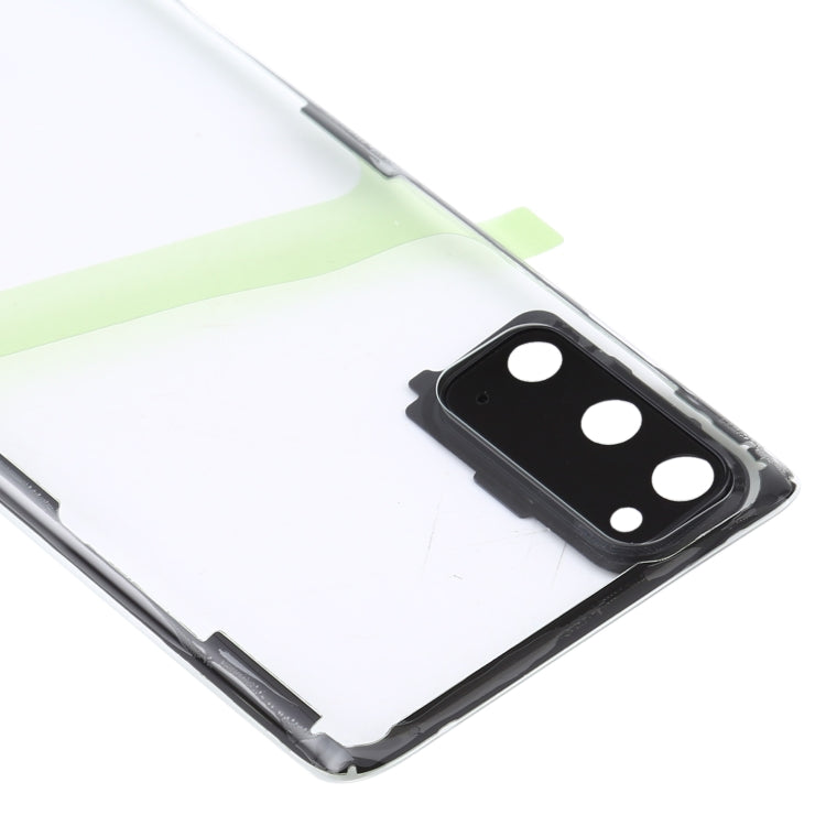 For Samsung Galaxy S20 SM-G980 SM-G980F SM-G980F/DS Clear Glass Battery Back Cover, For Samsung Galaxy S20