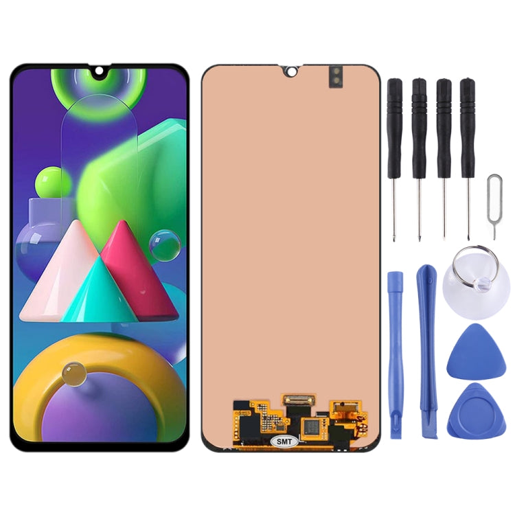 Original LCD Screen and Digitizer Full Assembly for Samsung Galaxy M21 SM-M215, For Samsung Galaxy M21 (Original)