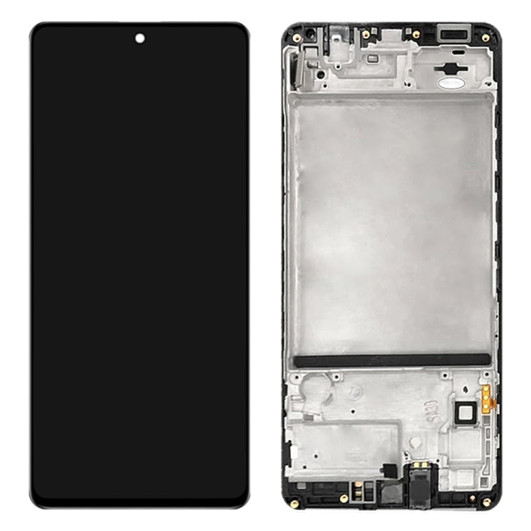 Original LCD Screen and Digitizer Full Assembly with Frame for Samsung Galaxy M51 SM-M515, For Samsung Galaxy M51(Original)