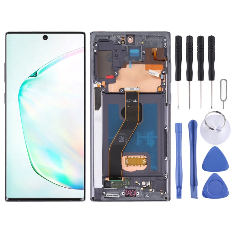 Schermo LCD originale e digitalizzatore assemblaggio completo con cornice per Samsung Galaxy Note10+ 4G/Note10+ 5G SM-N976/N975, For Samsung Galaxy Note10+ 4G/Note10+ 5G, For Samsung Galaxy Note10+ 4G/Note10+ 5G(Original)