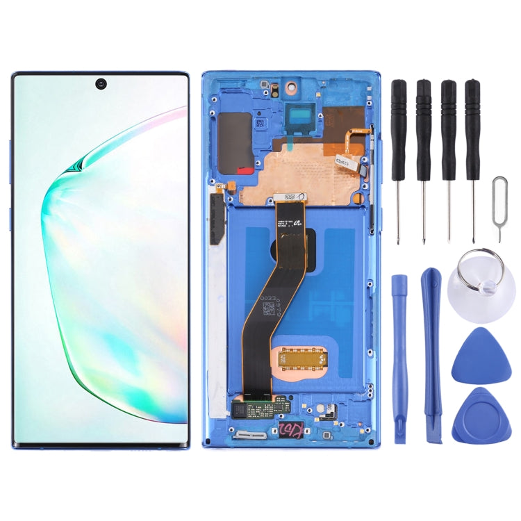 Schermo LCD originale e digitalizzatore assemblaggio completo con cornice per Samsung Galaxy Note10+ 4G/Note10+ 5G SM-N976/N975, For Samsung Galaxy Note10+ 4G/Note10+ 5G, For Samsung Galaxy Note10+ 4G/Note10+ 5G(Original)