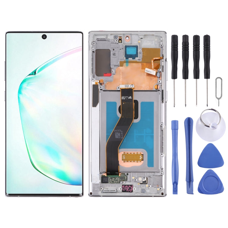 Original LCD Screen and Digitizer Full Assembly with Frame for Samsung Galaxy Note10+ 4G/Note10+ 5G SM-N976/N975, For Samsung Galaxy Note10+ 4G/Note10+ 5G, For Samsung Galaxy Note10+ 4G/Note10+ 5G(Original)