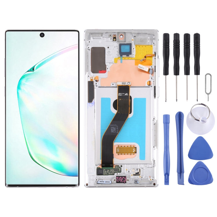 Schermo LCD originale e digitalizzatore assemblaggio completo con cornice per Samsung Galaxy Note10+ 4G/Note10+ 5G SM-N976/N975, For Samsung Galaxy Note10+ 4G/Note10+ 5G, For Samsung Galaxy Note10+ 4G/Note10+ 5G(Original)