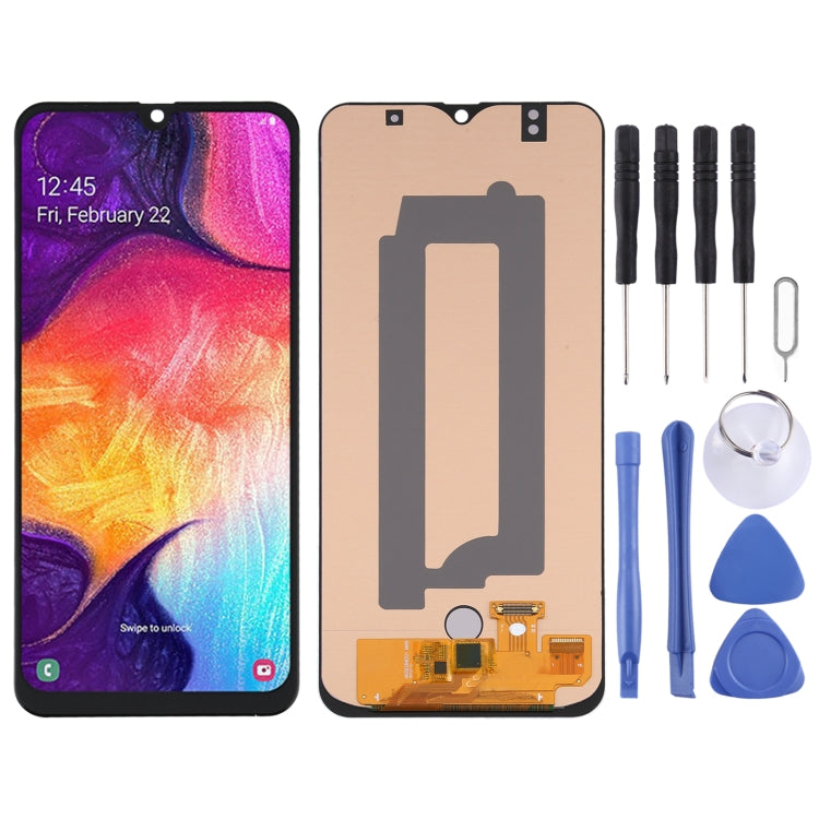 OLED Material LCD Screen and Digitizer Full Assembly for Samsung Galaxy A50 SM-A505, For Samsung Galaxy A50(6.36 inch OLED Material)