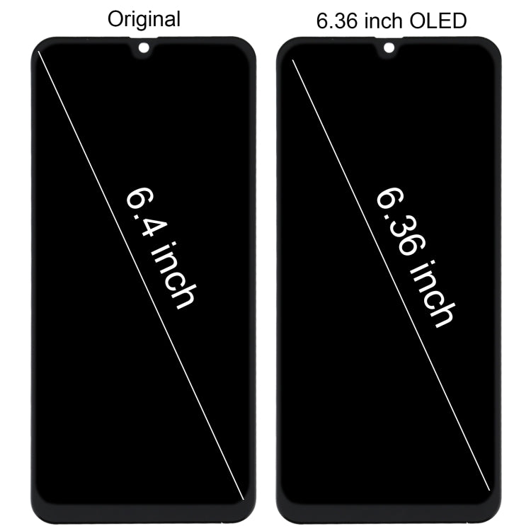 Schermo LCD in materiale OLED e digitalizzatore assemblaggio completo per Samsung Galaxy A50 SM-A505, For Samsung Galaxy A50(6.36 inch OLED Material)