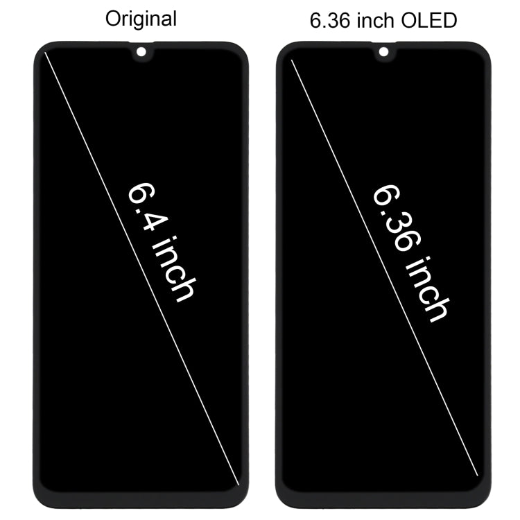 OLED Material LCD Screen and Digitizer Full Assembly for Samsung Galaxy A30 SM-A305, For Samsung Galaxy A30(6.36 inch OLED Material)