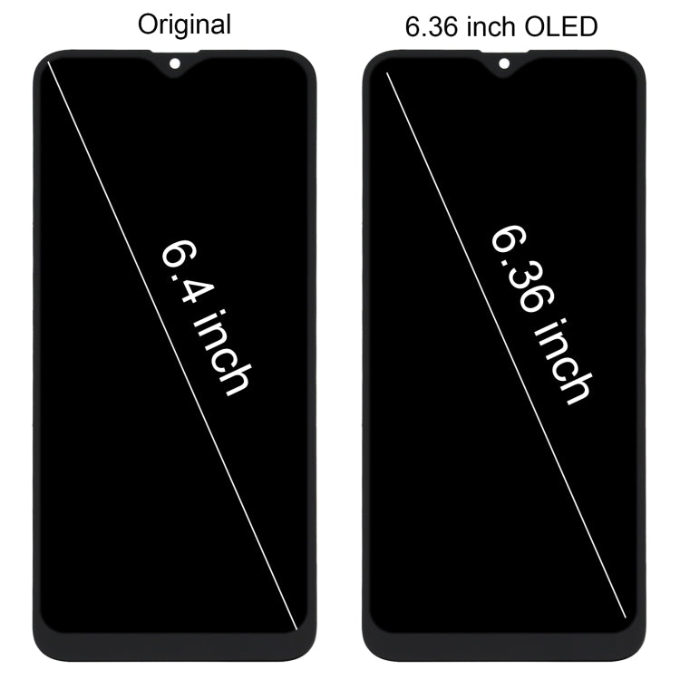 OLED Material LCD Screen and Digitizer Full Assembly for Samsung Galaxy A20 SM-A205, For Samsung Galaxy A20(6.36 inch OLED Material)