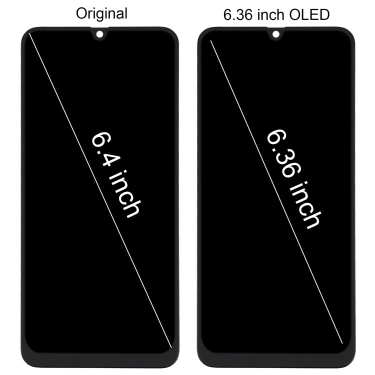 OLED Material LCD Screen and Digitizer Full Assembly for Samsung Galaxy M21 SM-M215, For Samsung Galaxy M21(6.36 inch OLED)