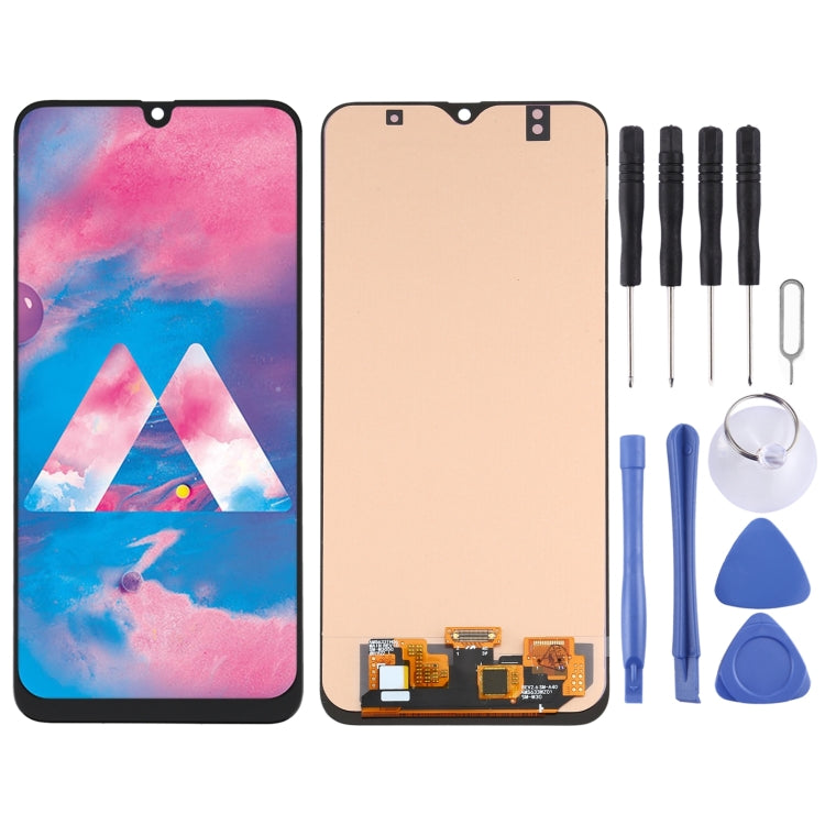 OLED Material LCD Screen and Digitizer Full Assembly for Samsung Galaxy M30 SM-M305, For Samsung Galaxy M30(6.36 inch OLED)