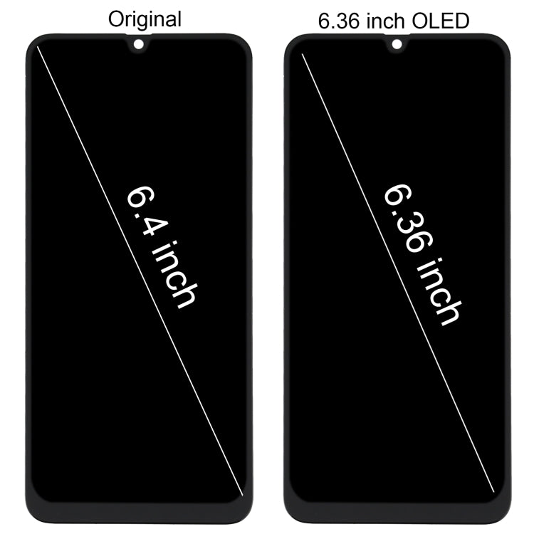 OLED Material LCD Screen and Digitizer Full Assembly for Samsung Galaxy M30 SM-M305, For Samsung Galaxy M30(6.36 inch OLED)