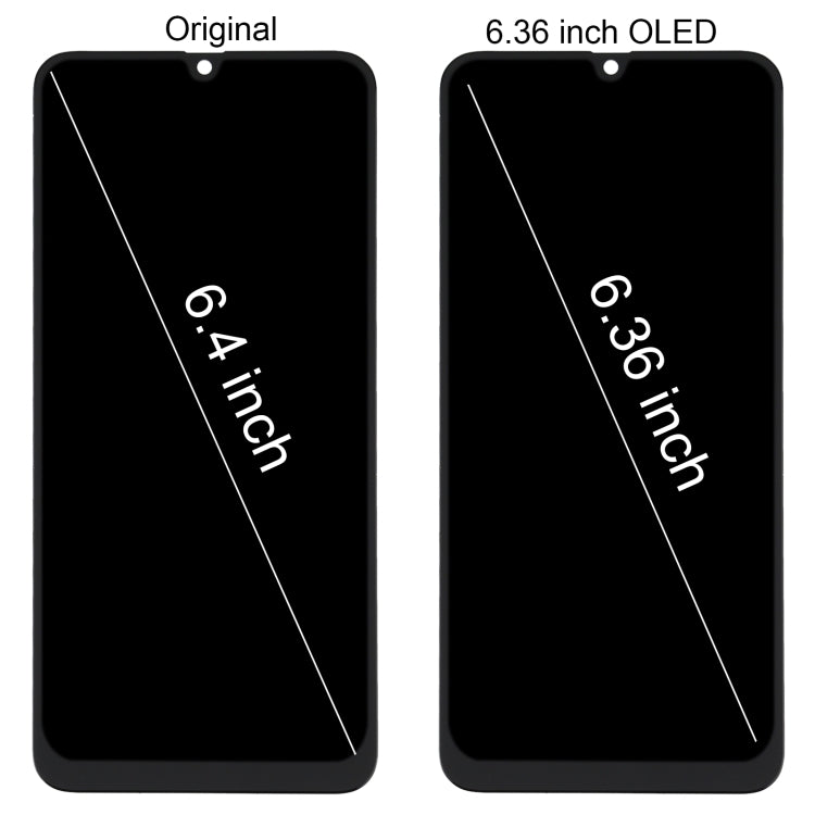 OLED Material LCD Screen and Digitizer Full Assembly for Samsung Galaxy M31 / Galaxy M31 Prime SM-M315, For Samsung Galaxy M31(6.36 inch OLED)