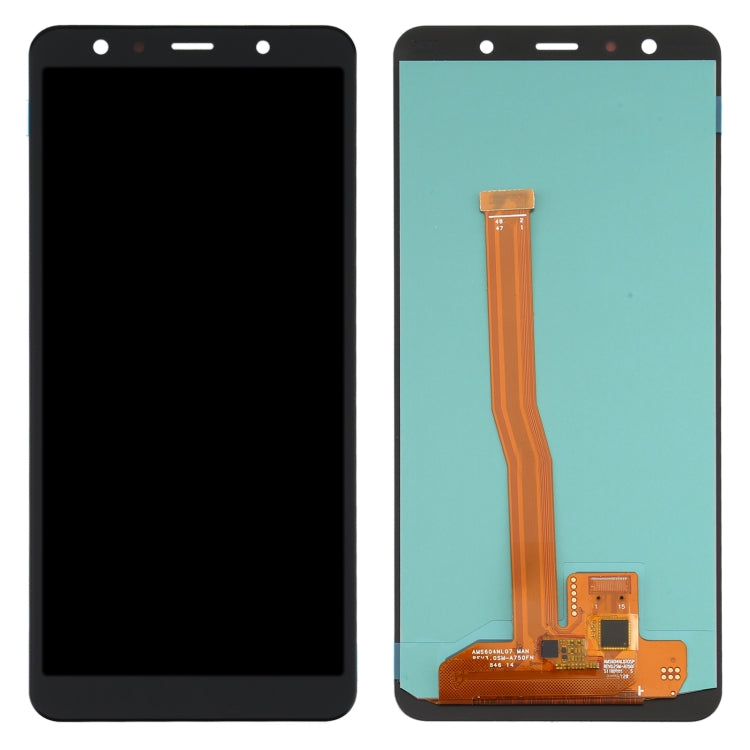 OLED Material LCD Screen and Digitizer Full Assembly for Samsung Galaxy A7 (2018) SM-A750, For Samsung Galaxy A7 (2018) (OLED Material)