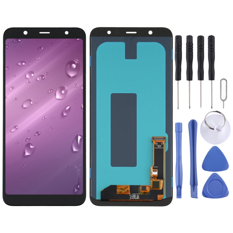 Schermo LCD in materiale OLED e digitalizzatore assemblaggio completo per Samsung Galaxy J8 Plus SM-J805, For Samsung Galaxy J8 Plus(OLED)