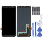 Schermo LCD in materiale OLED e digitalizzatore assemblaggio completo per Samsung Galaxy A8+ (2018) SM-A730, For Samsung Galaxy A8+ (2018) (OLED Material)