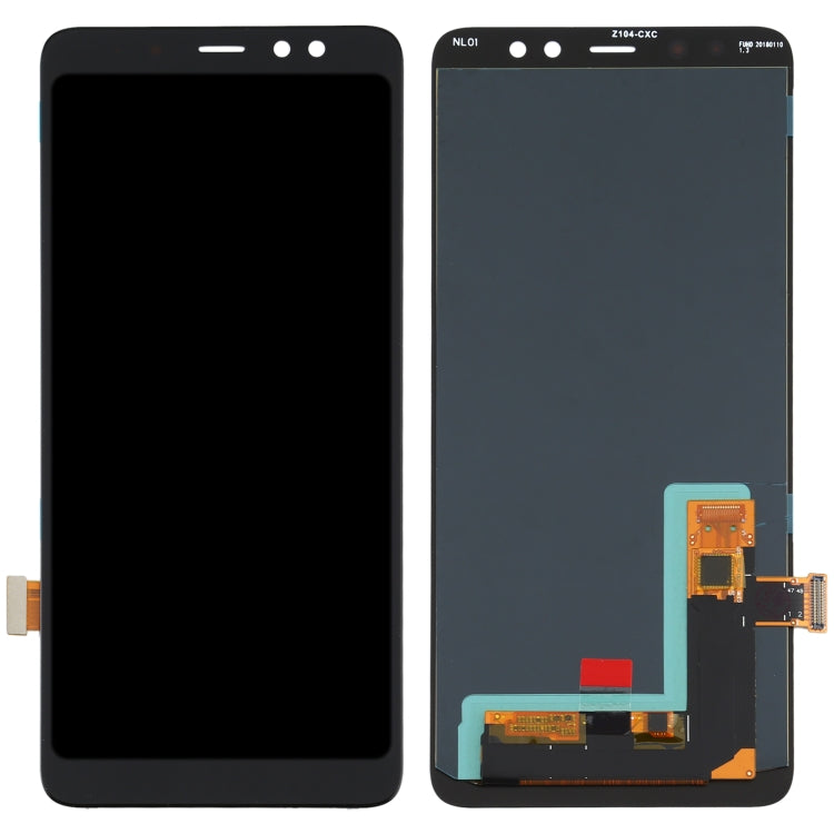 Schermo LCD in materiale OLED e digitalizzatore assemblaggio completo per Samsung Galaxy A8+ (2018) SM-A730, For Samsung Galaxy A8+ (2018) (OLED Material)