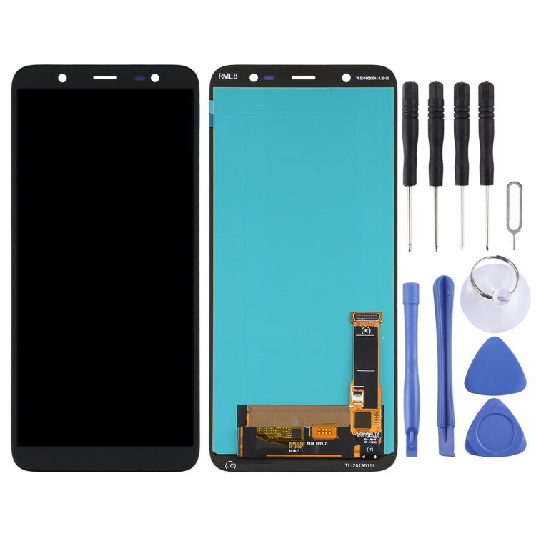 OLED Material LCD Screen and Digitizer Full Assembly for Samsung Galaxy J8 SM-J810, For Samsung Galaxy J8 (OLED)