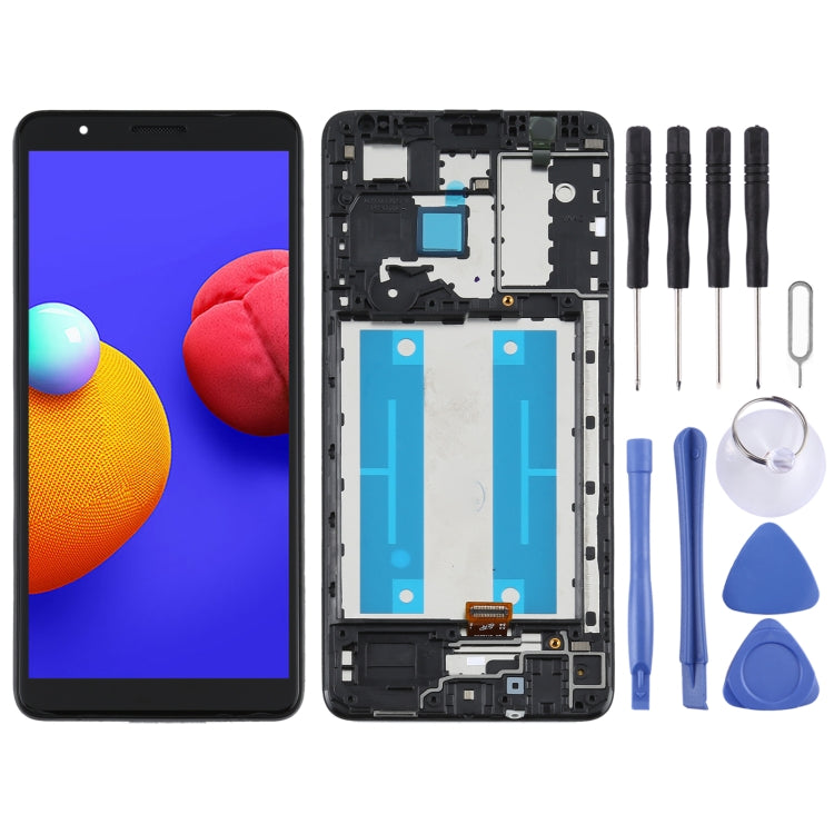 LCD Screen and Digitizer Full Assembly with Frame for Samsung Galaxy A01 Core SM-A013, For Samsung Galaxy A01 Core