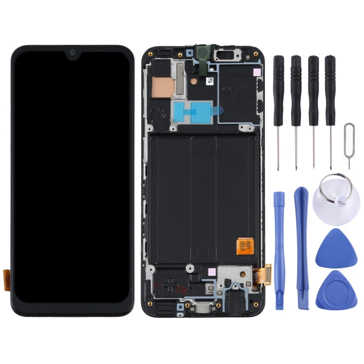 Schermo LCD in materiale TFT e digitalizzatore assemblaggio completo con cornice per Samsung Galaxy A40 SM-A405F, For Samsung Galaxy A40 (TFT)