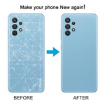 Per Samsung Galaxy A32 4G Cover posteriore batteria con copriobiettivo fotocamera, For Samsung Galaxy A32 4G(with Camera Lens Frame)
