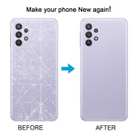 Per la copertura posteriore della batteria Samsung Galaxy A32 5G con copriobiettivo della fotocamera, For Samsung Galaxy A32 5G (with Lens Cover ), For Samsung Galaxy A32 5G(with Camera Lens Frame), For Samsung Galaxy A32 5G(with Camera Lens)