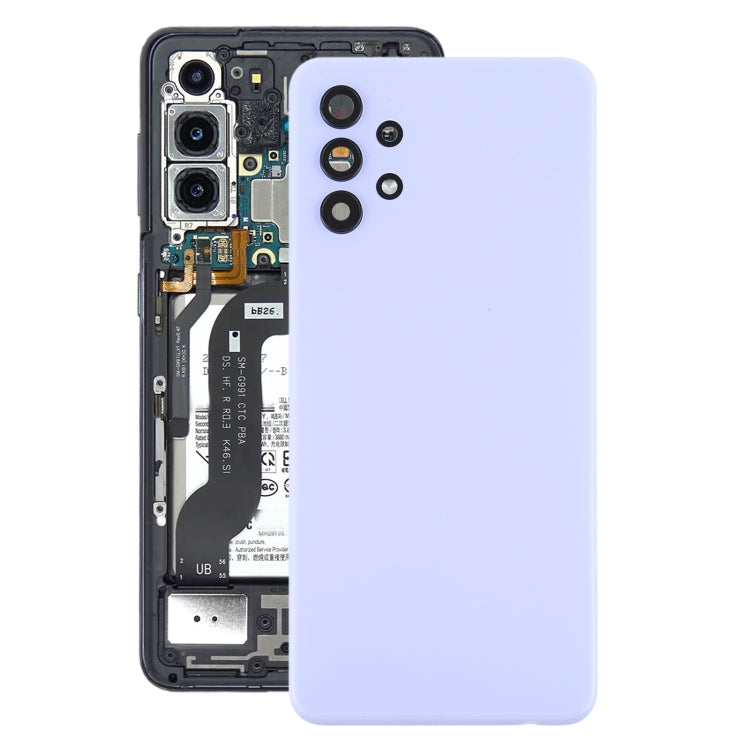 Per la copertura posteriore della batteria Samsung Galaxy A32 5G con copriobiettivo della fotocamera, For Samsung Galaxy A32 5G (with Lens Cover ), For Samsung Galaxy A32 5G(with Camera Lens Frame), For Samsung Galaxy A32 5G(with Camera Lens)