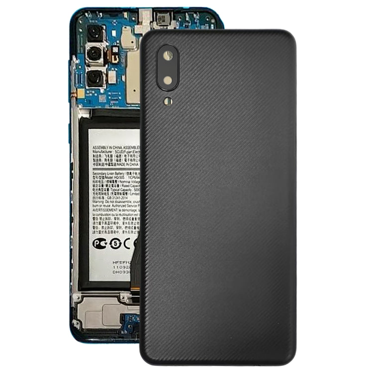 Per Samsung Galaxy A02 Cover posteriore della batteria con copriobiettivo della fotocamera, For Samsung Galaxy A02, For Samsung Galaxy A02(With Camera Lens)