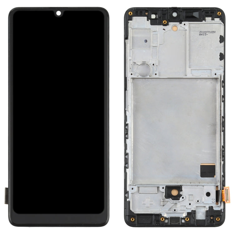 Schermo LCD in materiale TFT e digitalizzatore assemblaggio completo con cornice per Samsung Galaxy A41 SM-A415, For Samsung Galaxy A41