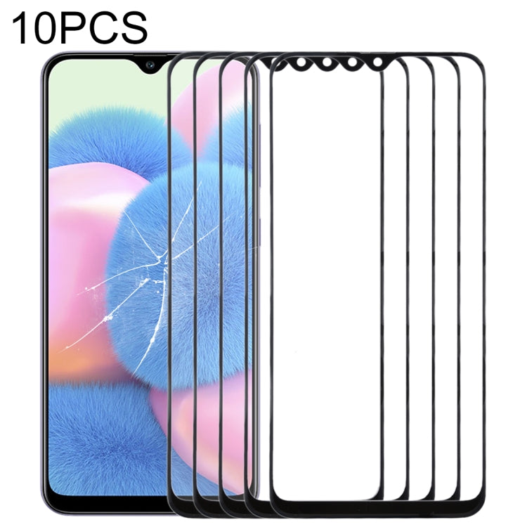 For Samsung Galaxy A30s 10pcs Front Screen Outer Glass Lens, For Samsung Galaxy A30s