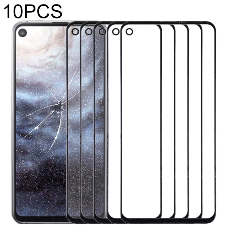 10Pcs Front Screen Outer Glass Lens For Samsung Galaxy A8s / Galaxy A9 Pro 2019, For Samsung Galaxy A8s