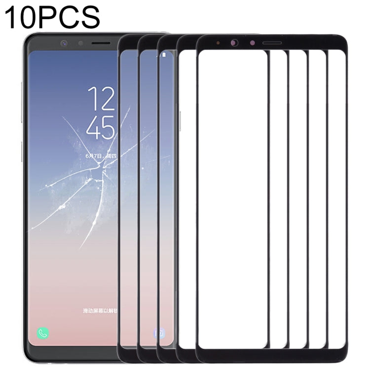 10Pcs Front Screen Outer Glass Lens For Samsung Galaxy A8 Star / A9 Star, For Samsung Galaxy A8 Star