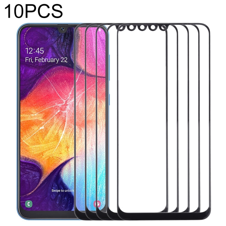 For Samsung Galaxy A50 / A30 / M30 / A4S 10pcs Front Screen Outer Glass Lens, For Samsung Galaxy A50