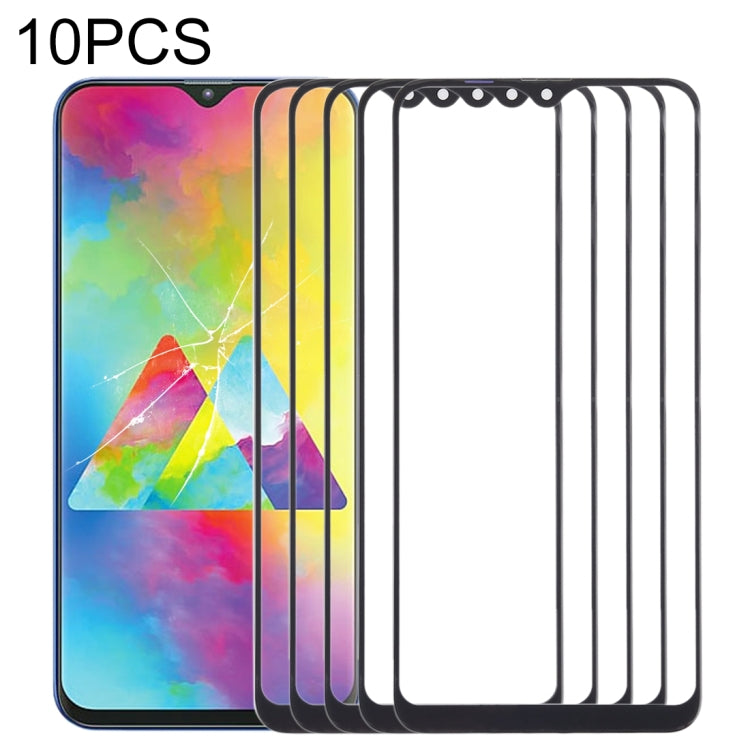 For Samsung Galaxy M20 10pcs Front Screen Outer Glass Lens, For Samsung Galaxy M20