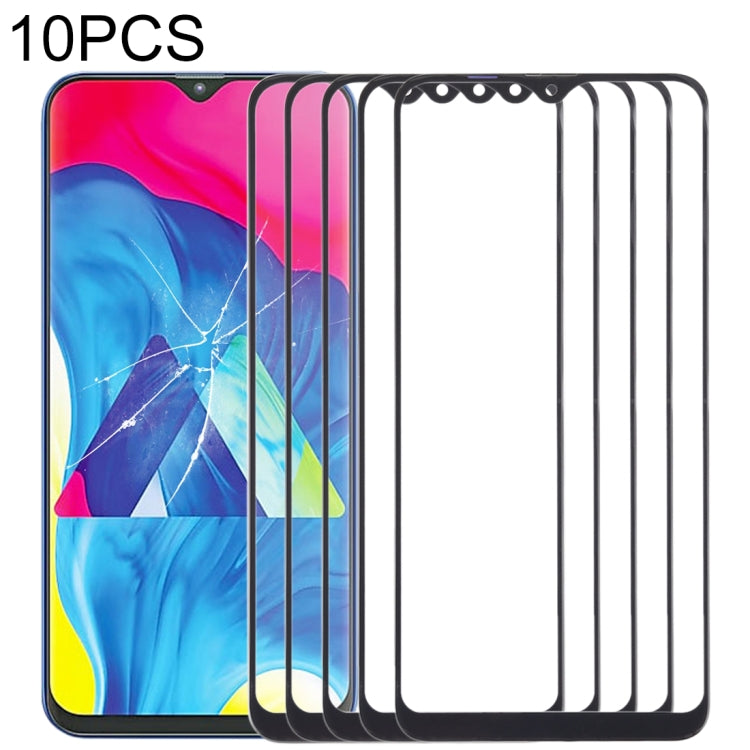 Per Samsung Galaxy M10 10 pezzi Lente in vetro esterno per schermo anteriore, For Samsung Galaxy M10