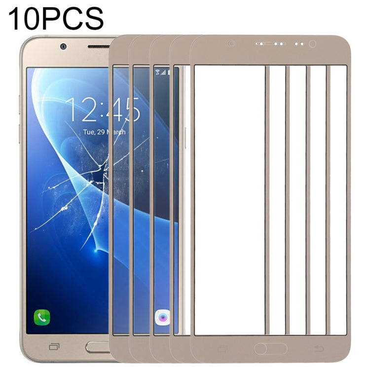 Per Samsung Galaxy J7 (2016), J710F, J710FN, J710M/MN, J7108 Lente in vetro esterna per schermo anteriore da 10 pezzi, For Samsung Galaxy J7 (2016)