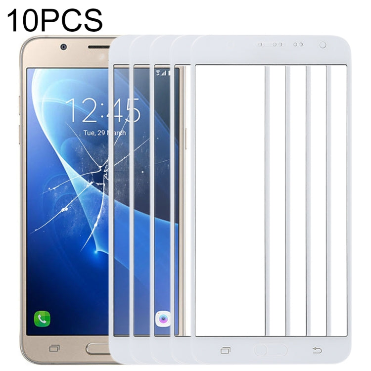 For Samsung Galaxy J7 (2016), J710F, J710FN, J710M/MN, J7108 10pcs Front Screen Outer Glass Lens, For Samsung Galaxy J7 (2016)