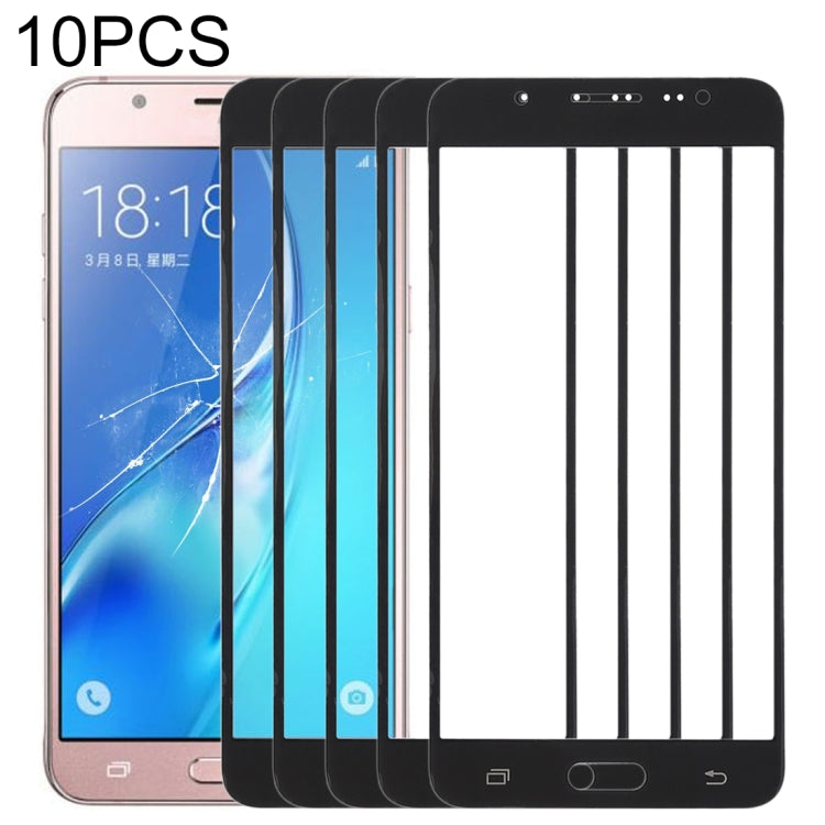 For Samsung Galaxy J5 (2016) / J510FN / J510F / J510G / J510Y / J510M 10pcs Front Screen Outer Glass Lens, For Samsung Galaxy J5 (2016)