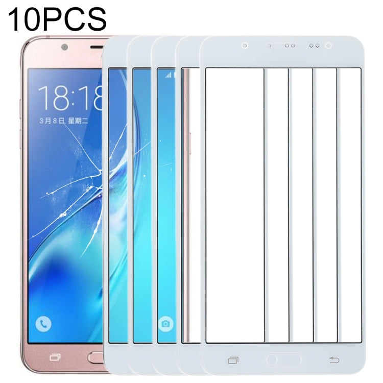 For Samsung Galaxy J5 (2016) / J510FN / J510F / J510G / J510Y / J510M 10pcs Front Screen Outer Glass Lens, For Samsung Galaxy J5 (2016)