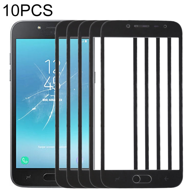 For Samsung Galaxy J2 Pro (2018), J250F/DS 10pcs Front Screen Outer Glass Lens, For Samsung Galaxy J2 Pro (2018)