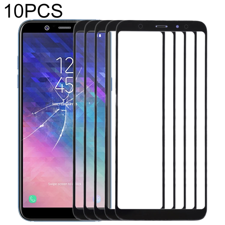 For Samsung Galaxy A6+ (2018) / A605 10pcs Front Screen Outer Glass Lens, For Samsung Galaxy A6+ (2018)