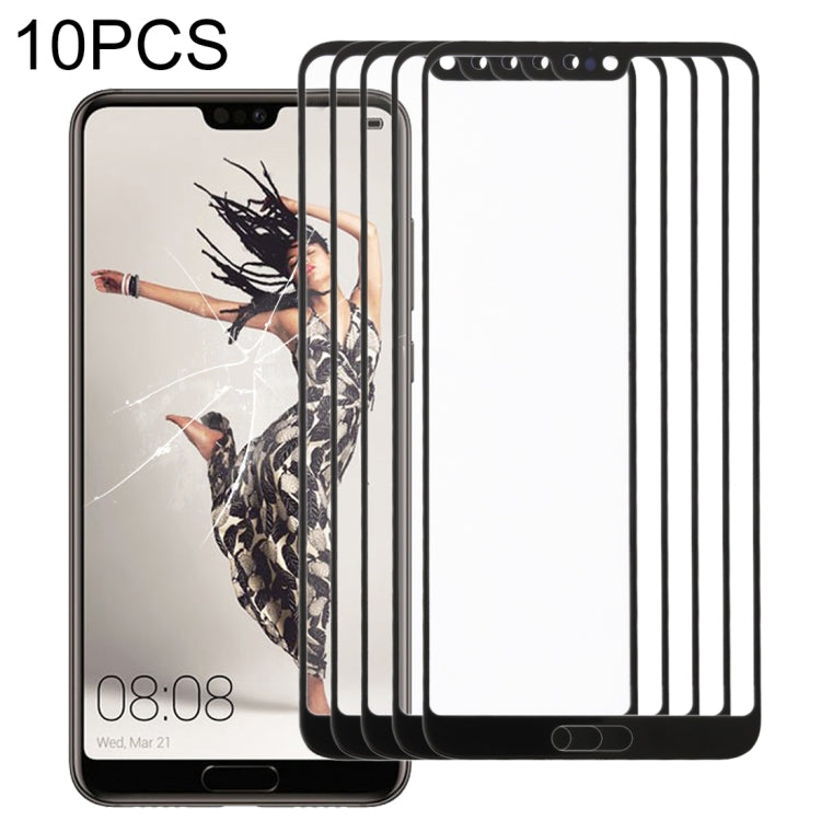 For Huawei P20 Pro 10pcs Front Screen Outer Glass Lens, For Huawei P20 Pro