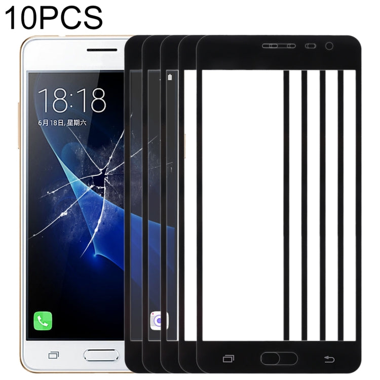 For Samsung Galaxy J3 Pro / J3110 10pcs Front Screen Outer Glass Lens, For Samsung Galaxy J3 Pro