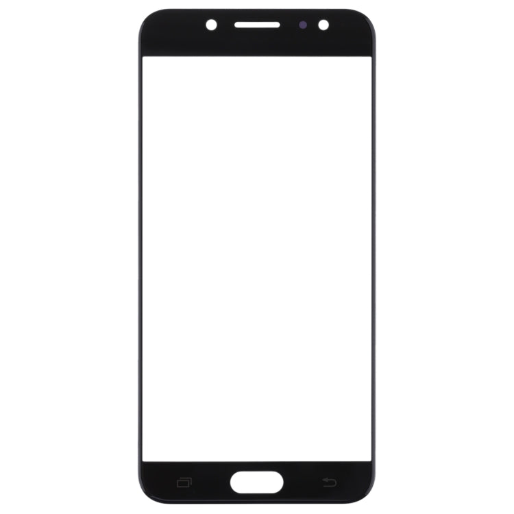 Per Samsung Galaxy C8 / C7100, C7(2017) / J7+, C710F/DS 10 pezzi Lenti in vetro esterne per schermo anteriore, For Samsung Galaxy C8