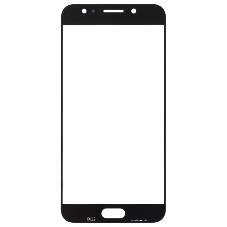 Per Samsung Galaxy C8 / C7100, C7(2017) / J7+, C710F/DS 10 pezzi Lenti in vetro esterne per schermo anteriore, For Samsung Galaxy C8